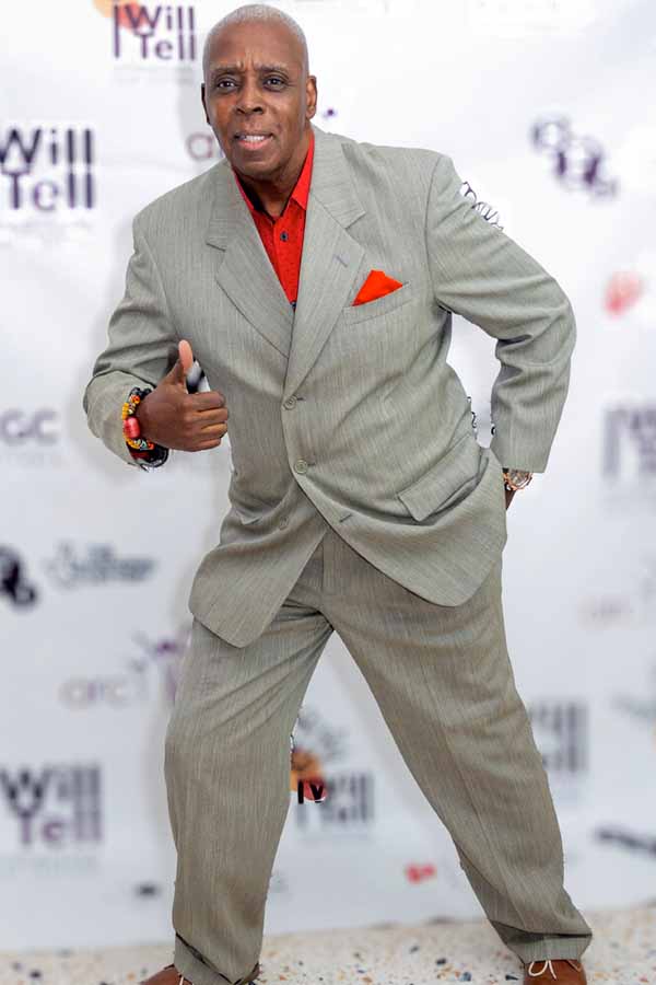 Home 41 A movie director on the I Will Tell film awards red carpet.