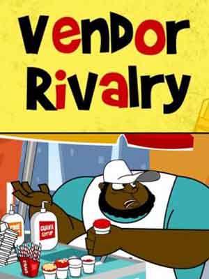 Vendor Rivalry short film poster.